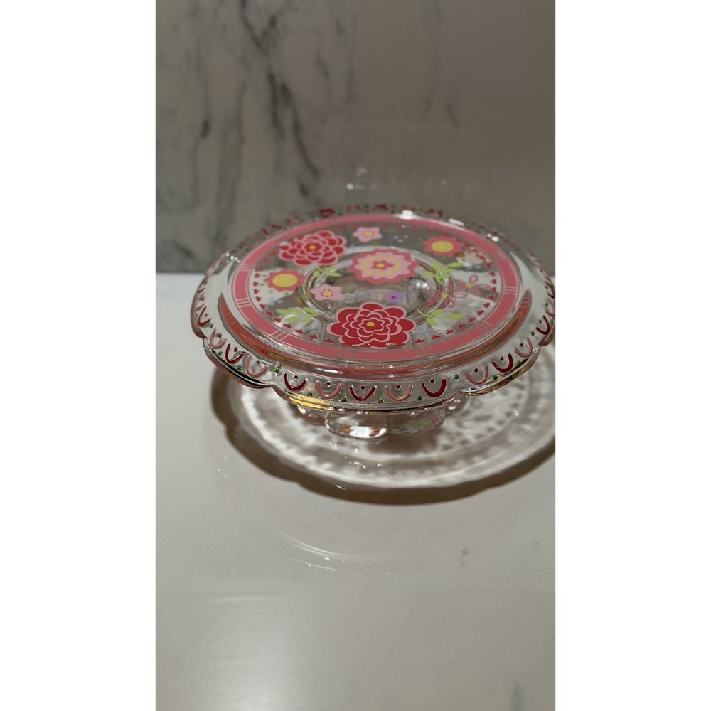 PartyLite Cottage Time Pedestal Pillar Holder Retired NIB P4F/P8152